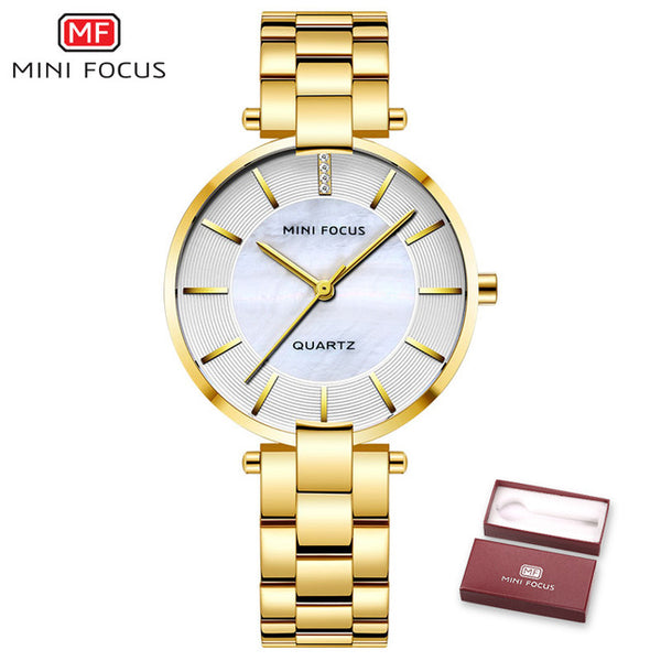 Minifocus Brand Casual Fashion Ladies Quartz Watch