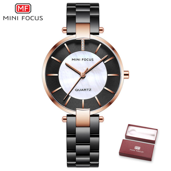 Minifocus Brand Casual Fashion Ladies Quartz Watch