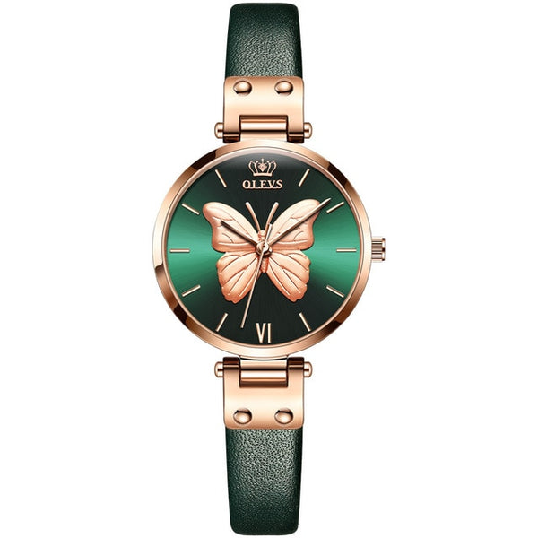 Olevs Women Butterfly Watch