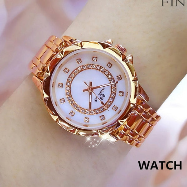 Diamond Women Luxury Brand Rhinestone Elegant Watch