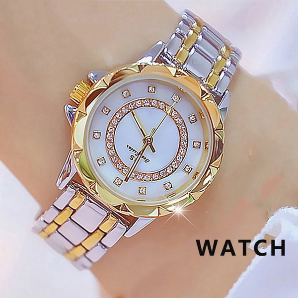 Diamond Women Luxury Brand Rhinestone Elegant Watch