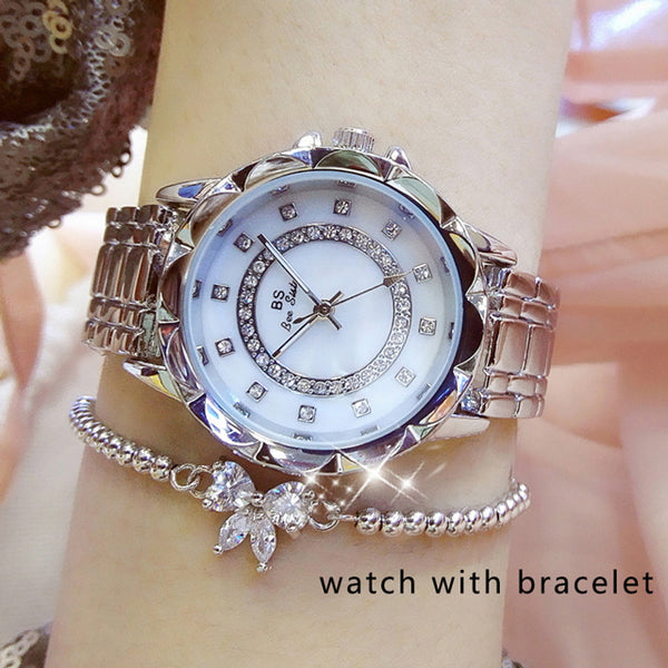 Diamond Women Luxury Brand Rhinestone Elegant Watch