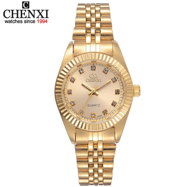 CHENXI Brand Top Luxury Ladies Gold Women Watch