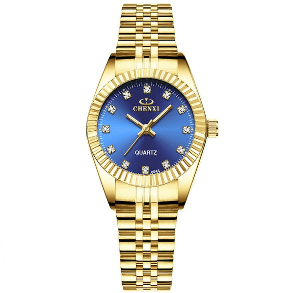CHENXI Brand Top Luxury Ladies Gold Women Watch