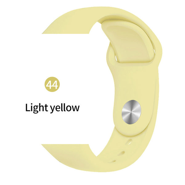 Soft Sports Watch Silicone band Watch for Apple 4 3 2 1 38 MM 42 MM Breathable Bracelet for Iwatch Series 5 40mm 44mm strap