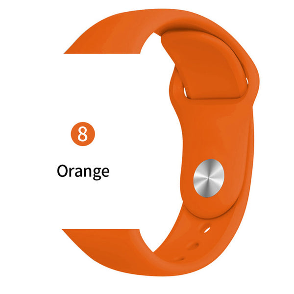 Soft Sports Watch Silicone band Watch for Apple 4 3 2 1 38 MM 42 MM Breathable Bracelet for Iwatch Series 5 40mm 44mm strap