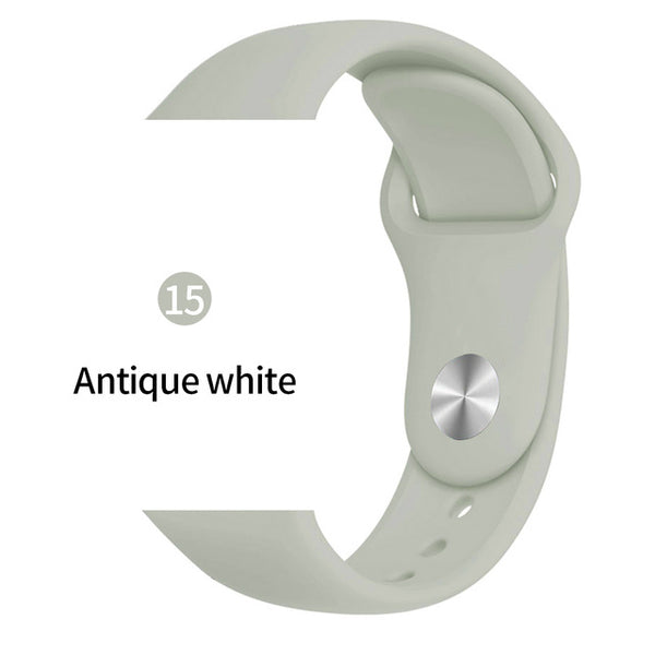 Soft Sports Watch Silicone band Watch for Apple 4 3 2 1 38 MM 42 MM Breathable Bracelet for Iwatch Series 5 40mm 44mm strap