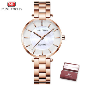 Minifocus Brand Casual Fashion Ladies Quartz Watch