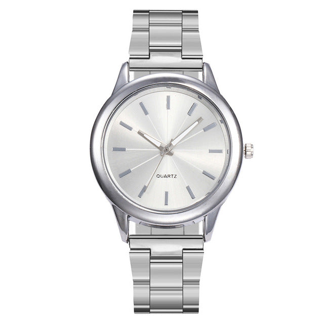 Mesh Stainless Steel Bracelet Casual Wrist Watch