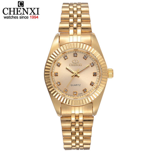 CHENXI Brand Top Luxury Ladies Gold Women Watch