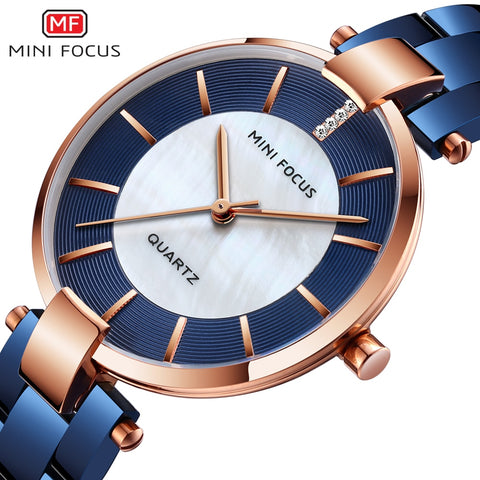 Minifocus Brand Casual Fashion Ladies Quartz Watch